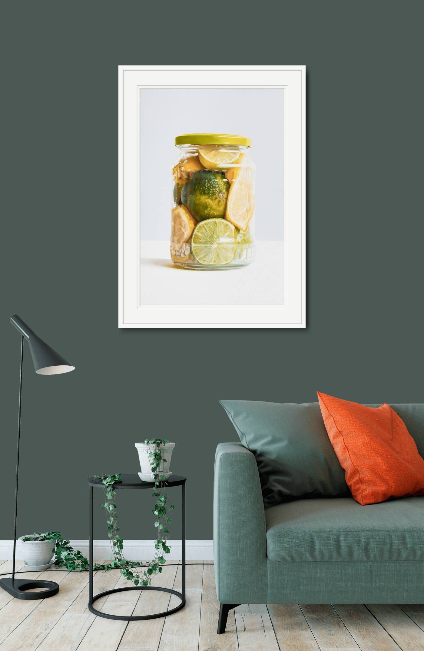 Small - Lemons and Limes in Jar by Stephen Johntson