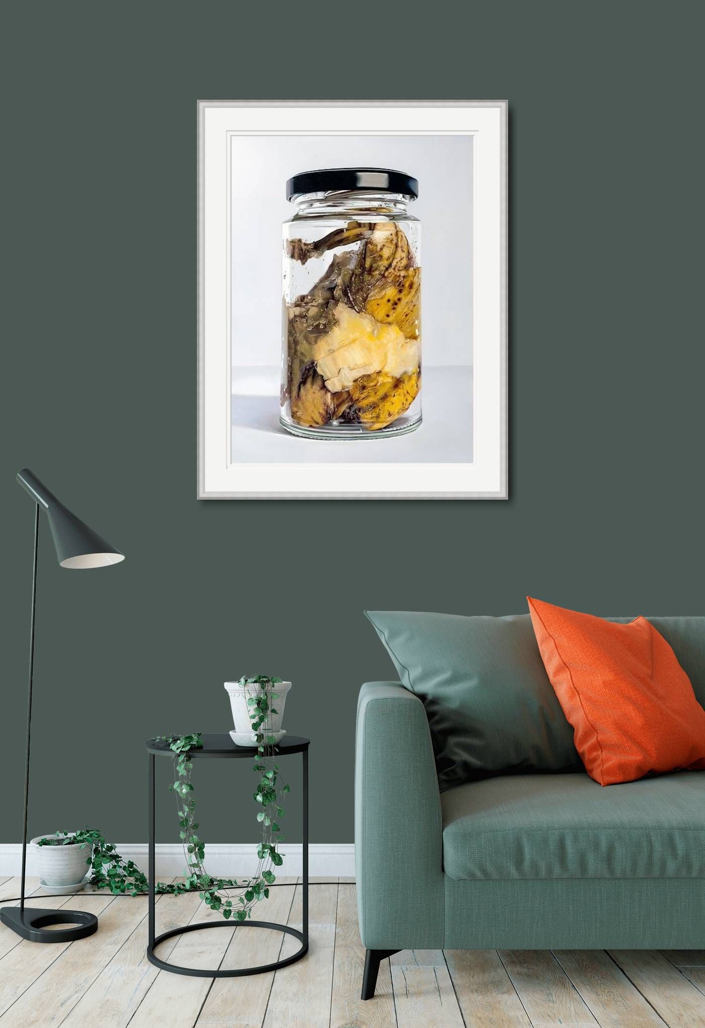 Small  - Banana in Jar by Stephen Johntson