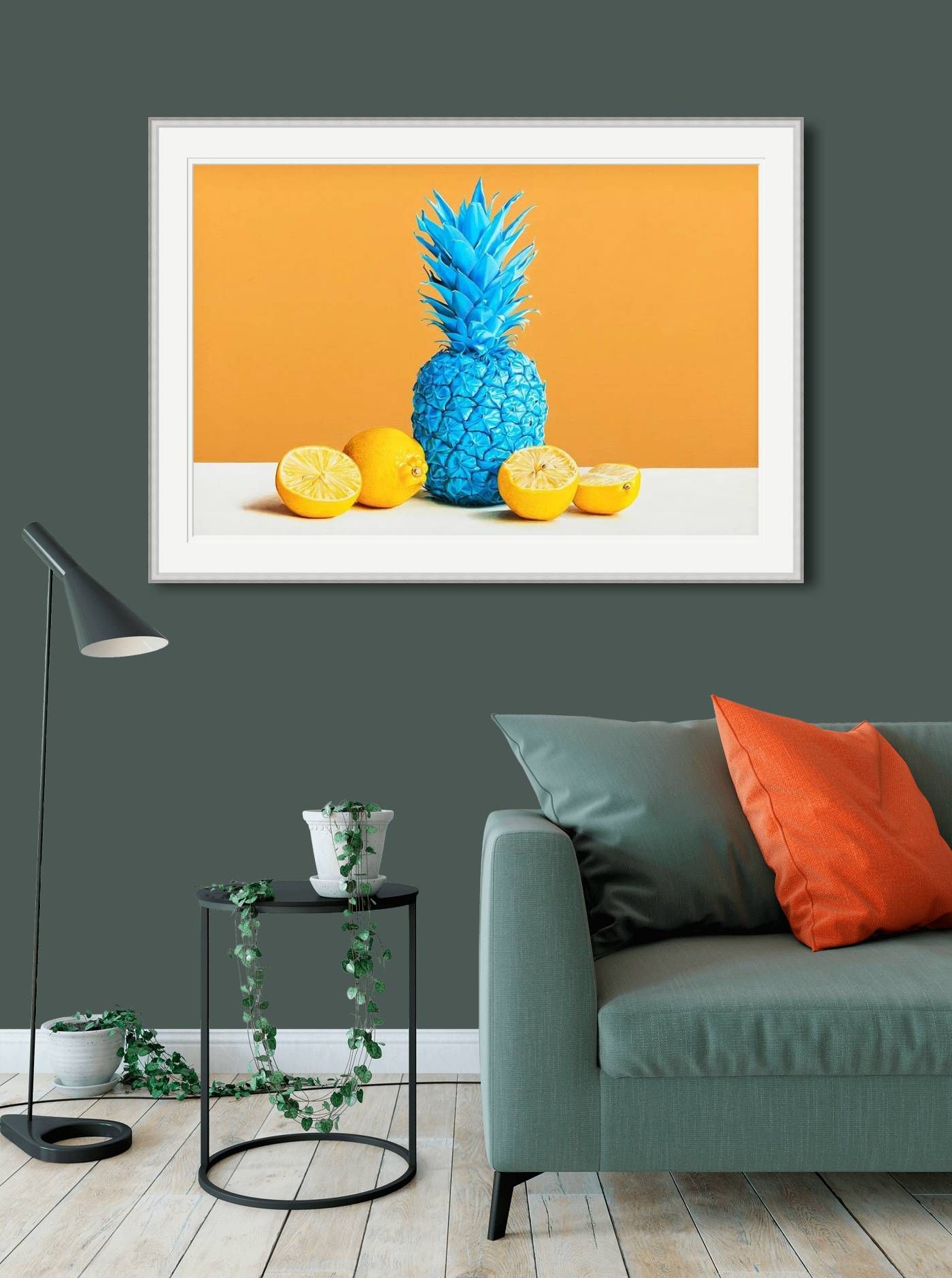 Large  - Blue Pineapple by Stephen Johntson