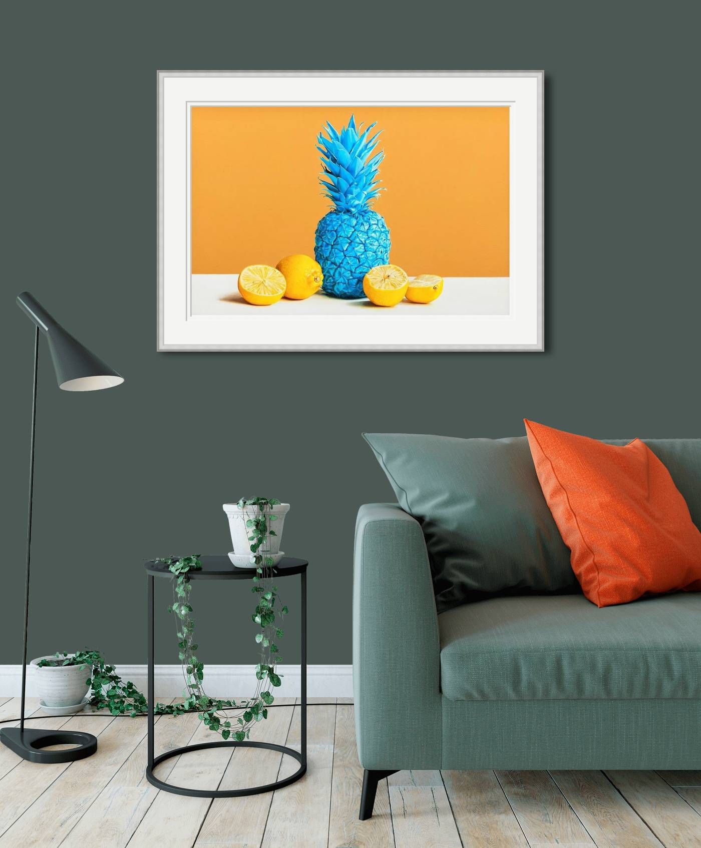 Small  - Blue Pineapple by Stephen Johntson