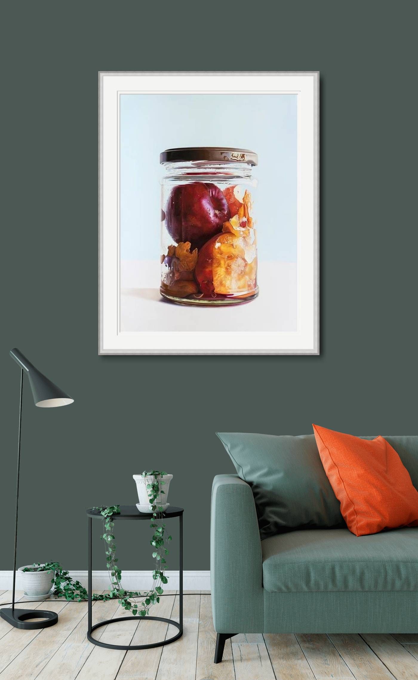Large  - Plums in Jar by Stephen Johntson