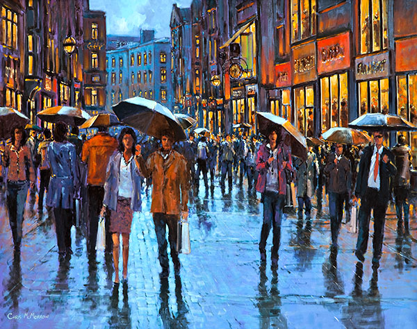 Grafton Street People, Dublin - 261 by Chris McMorrow