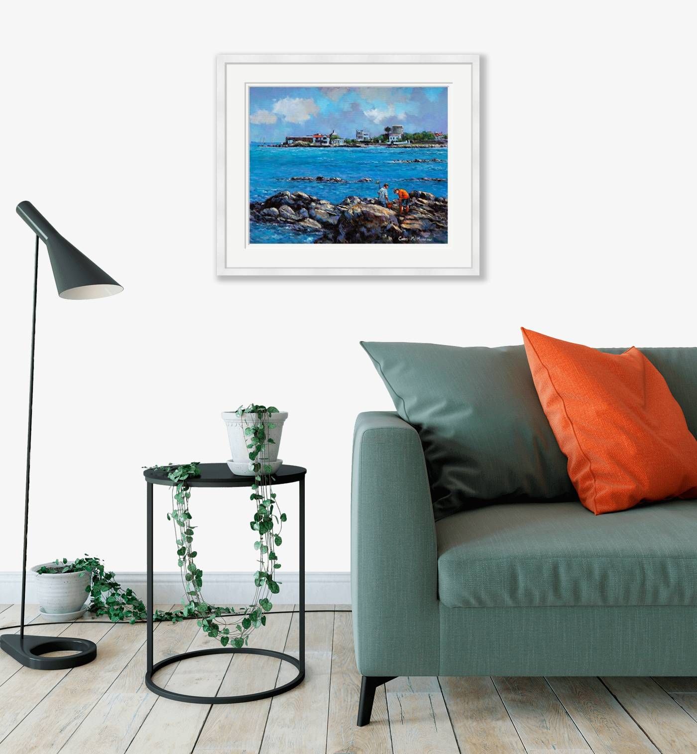 Large framed - Sandycove, Searches - 291 by Chris McMorrow