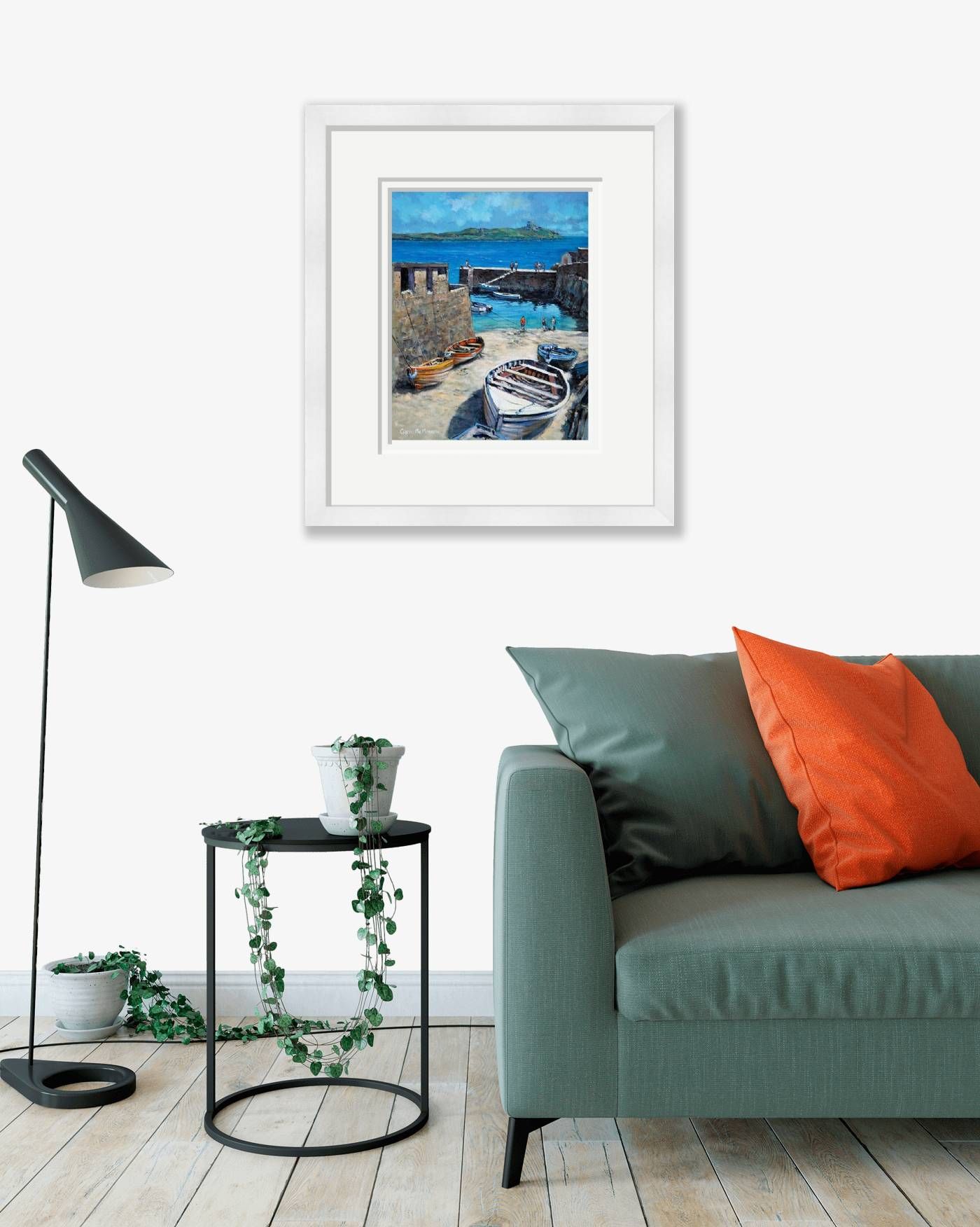 Large framed - Coliemore Harbour, Dalkey, Co Dublin - 293  by Chris McMorrow