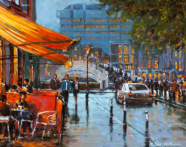Liffey Street View - 324 by Chris McMorrow