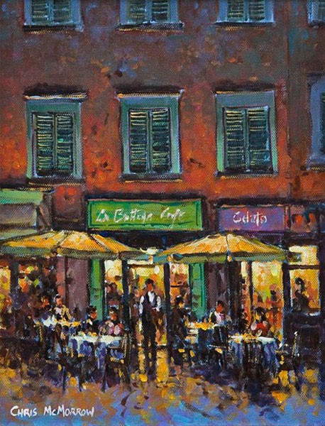 Café, Lucca, Tuscany - 332 by Chris McMorrow