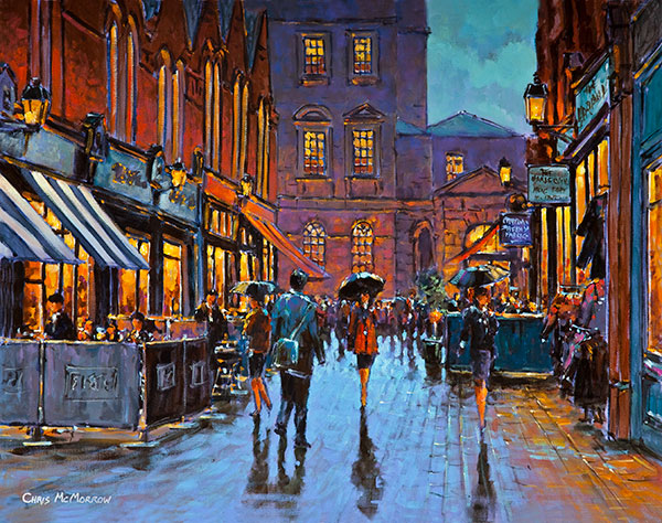 A Busy Evening, Dublin - 339 by Chris McMorrow