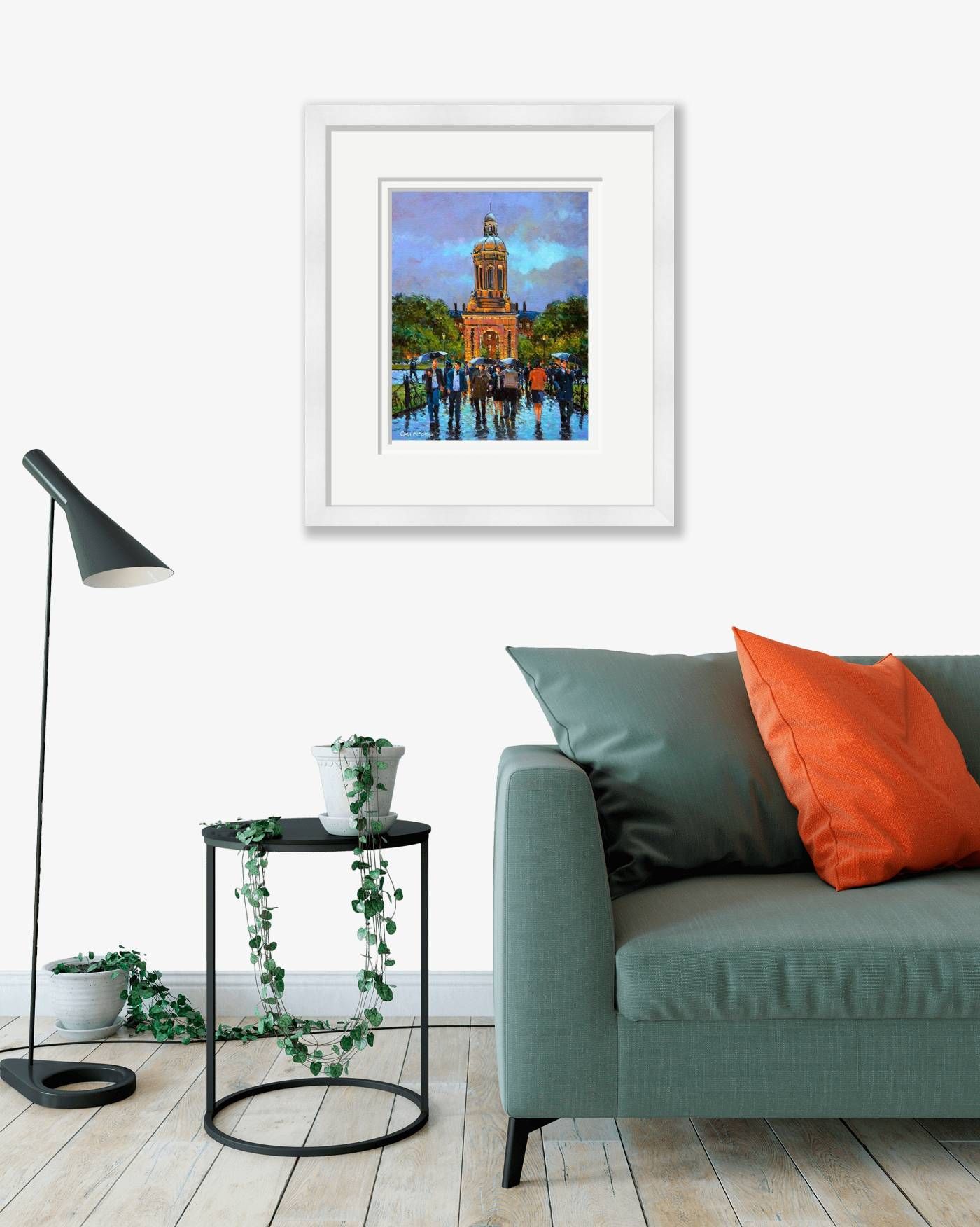 Large framed - The Campanile Trinity College - 403 by Chris McMorrow