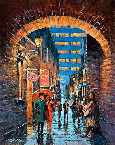 Chris McMorrow - The Busker at Merchants Arch - 479