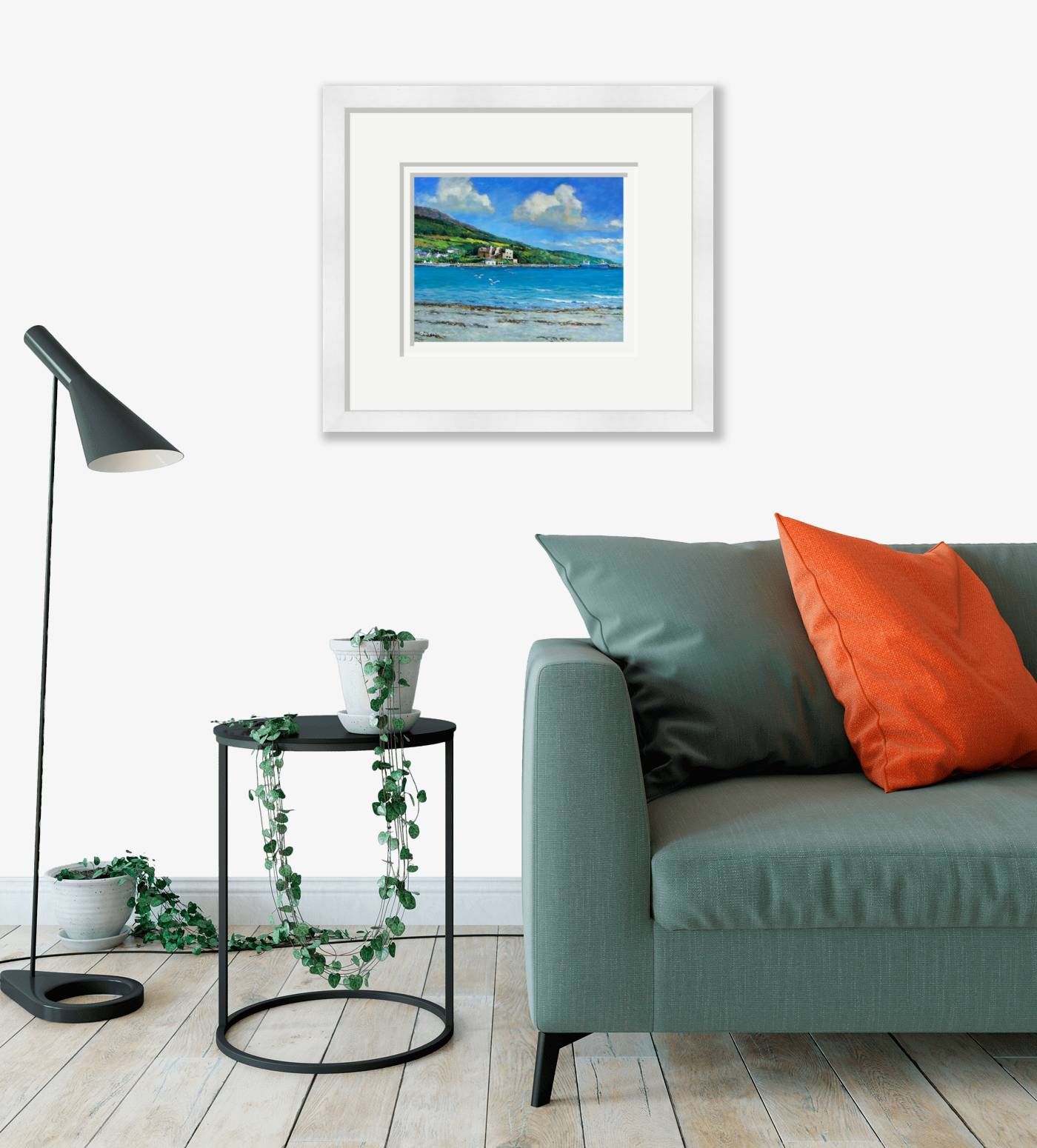 Large framed - Carlingford, Co Louth - 483 by Chris McMorrow