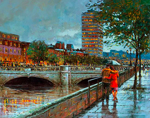 A Walk by the Liffey, Dublin - 428 by Chris McMorrow