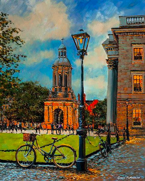 Bicycle, Trinity College, Dublin - 712 by Chris McMorrow
