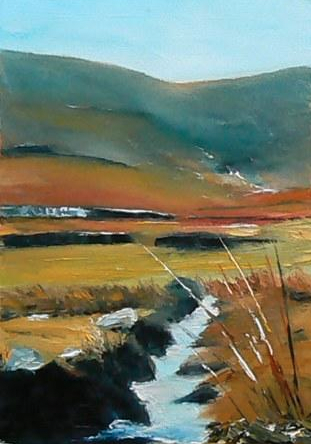 Bog Stream, Achill by Padraig McCaul