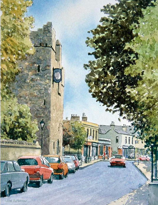 Dalkey Castle and Village, Dublin - 1014 by Chris McMorrow