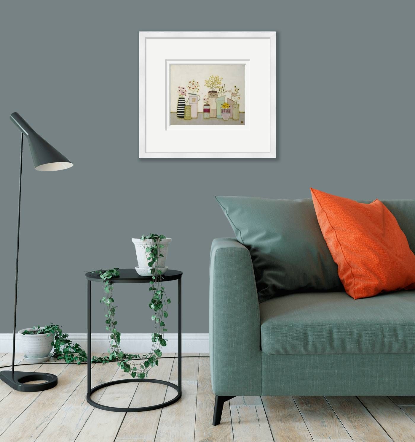 Medium framed - A wild array of Blooms by Eithne  Roberts