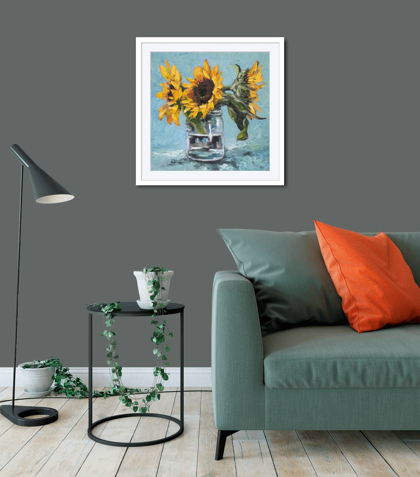 Extra Large - SUNFLOWERS by Karen Wilson