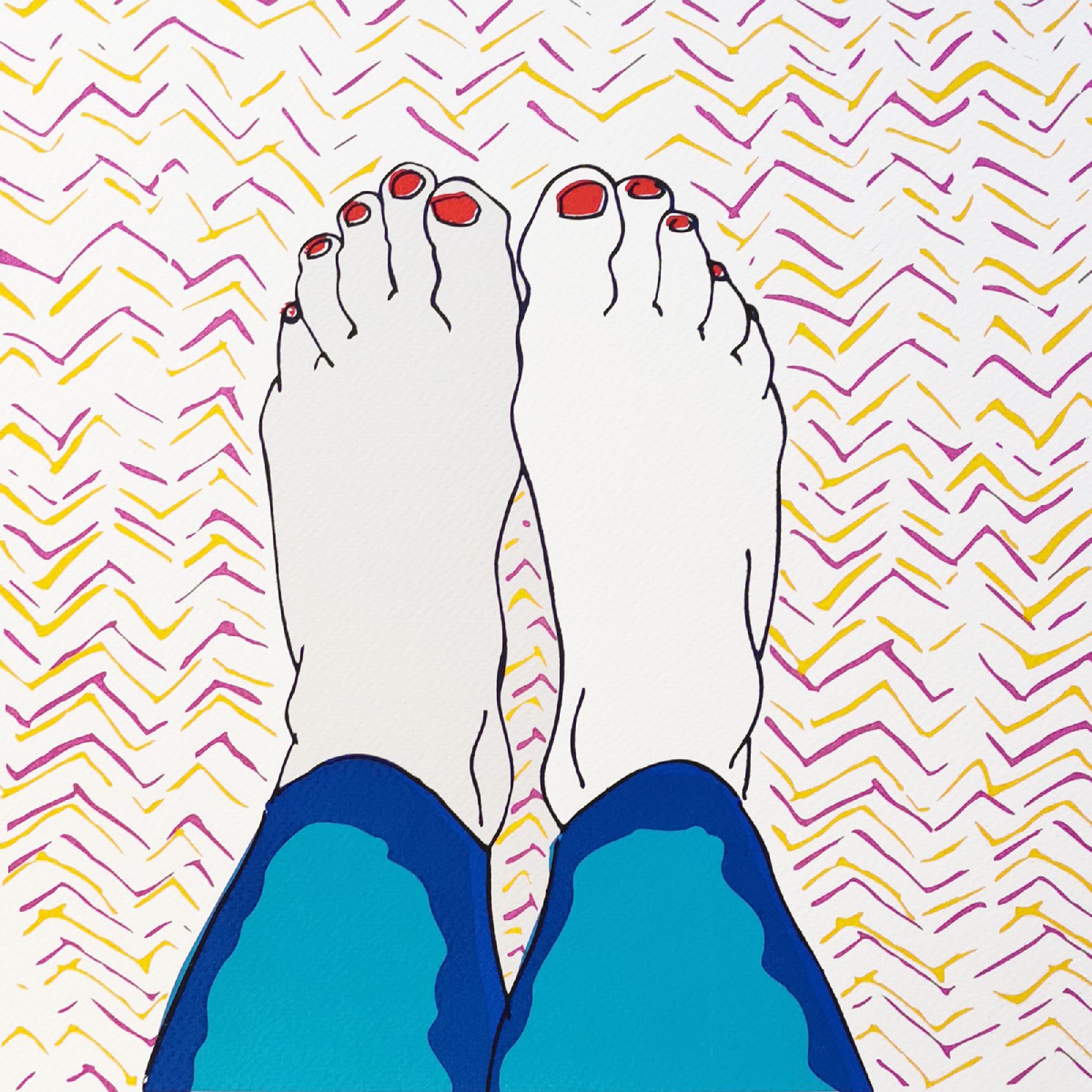 I See My Feet In Front of Me by Ayelet Lalor