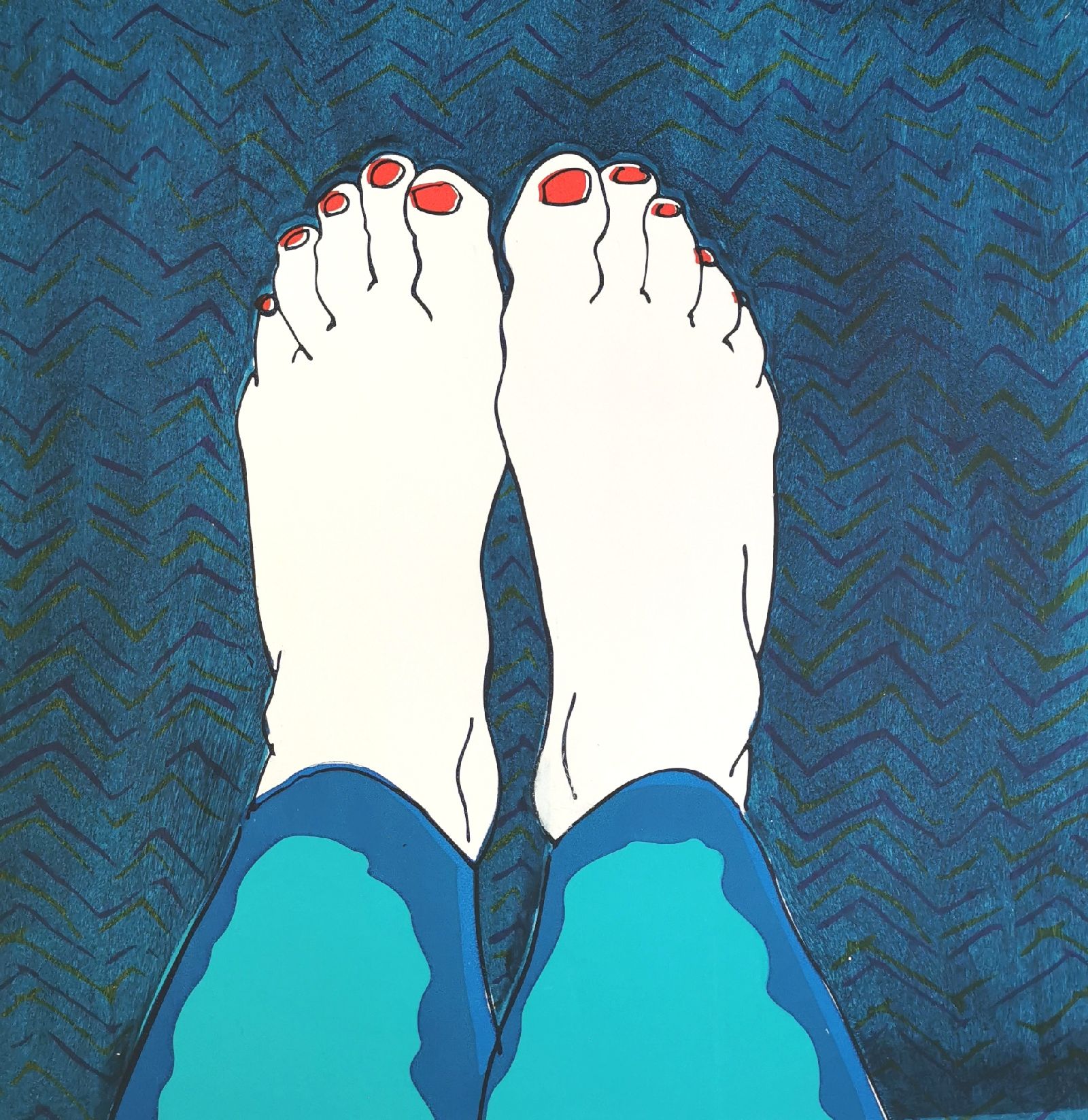 Evening Feet by Ayelet Lalor