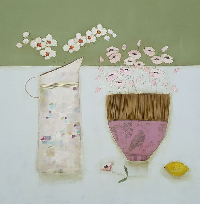 Eithne  Roberts - Little Bird Bowl and Orchids