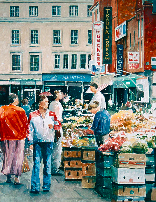 Moore Street Stalls, Dublin - 989 by Chris McMorrow