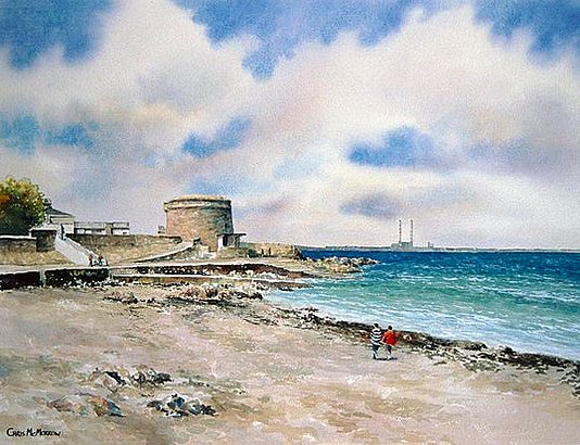 Chris McMorrow - On the Strand, Seapoint, Dublin - 1005