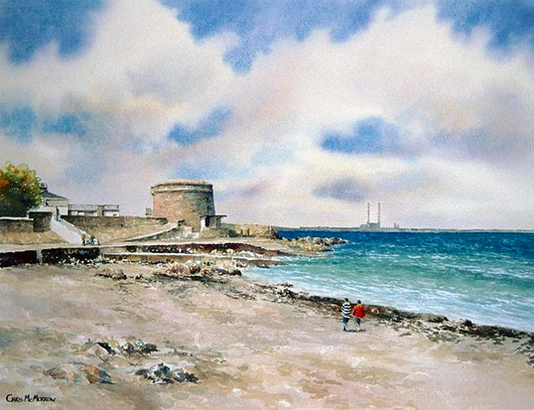 On the Strand, Seapoint, Dublin - 1005 by Chris McMorrow