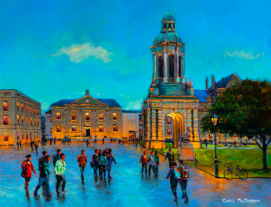Parliament Square, Trinity College, Dublin 795 by Chris McMorrow