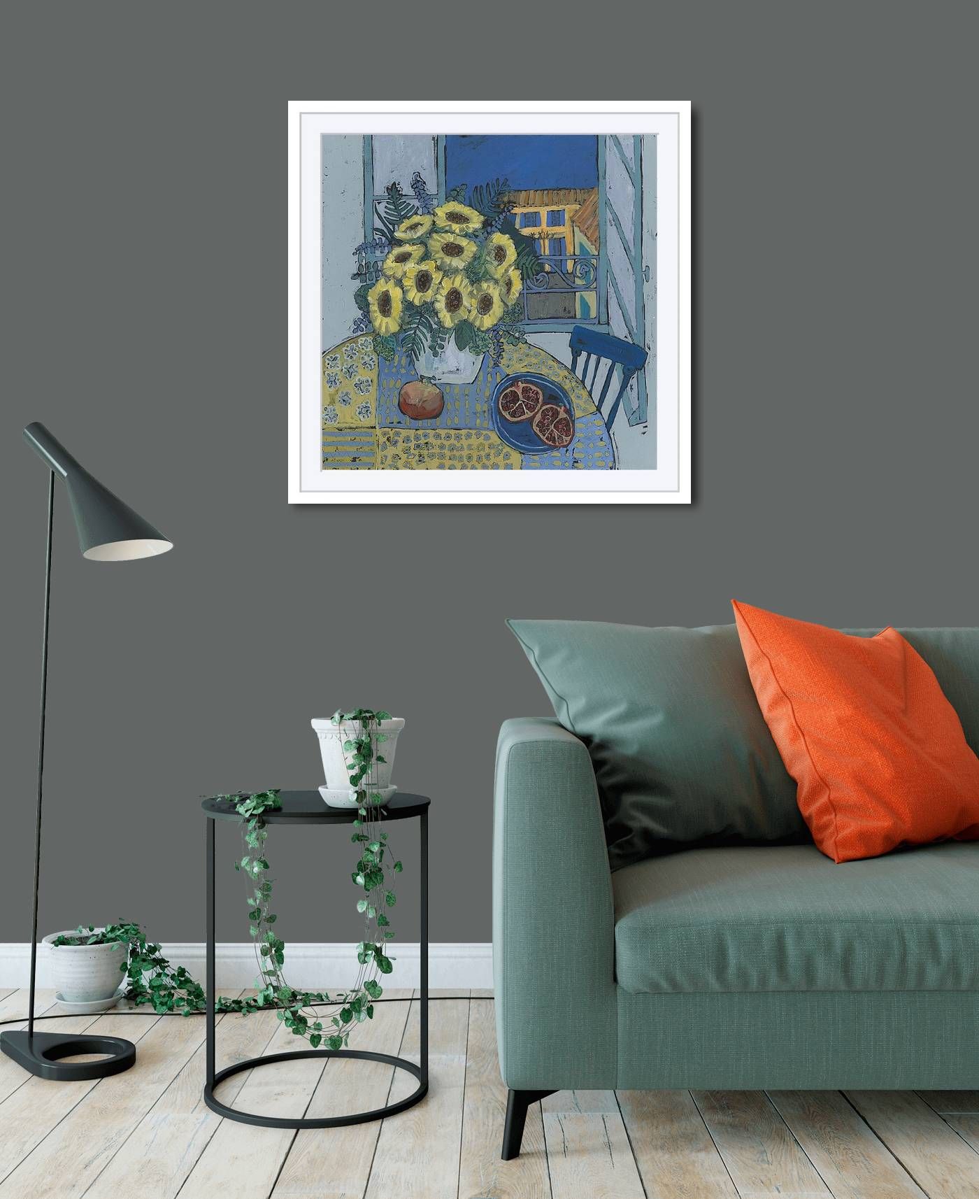 Large - Provencal Sunflowers by Alison  Dickson