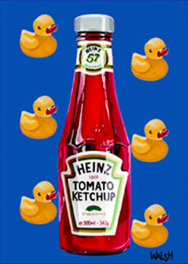 Rubber Duck Ketchup by Orla Walsh