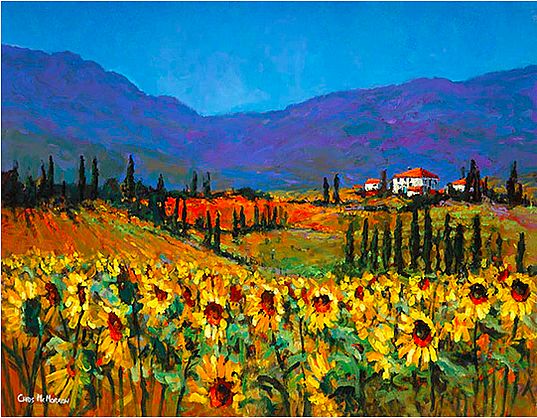 Chris McMorrow - Sunflowers, Italy - 21