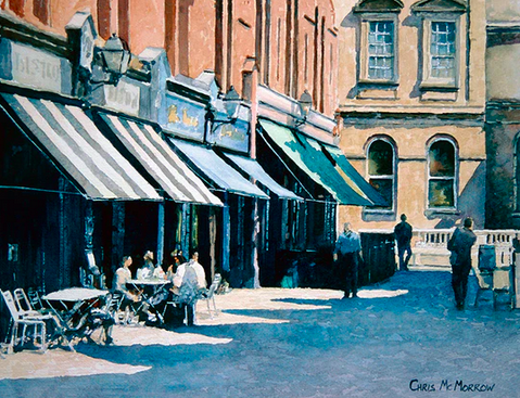 Sunny Day in Castlemarket, Dublin - 995 by Chris McMorrow