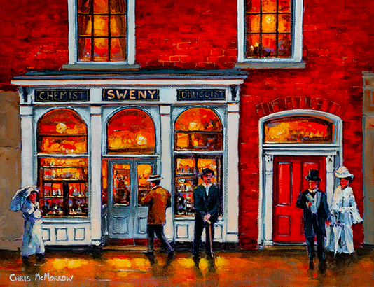Swenys Pharmacy, Lincoln Place, Dublin 791 by Chris McMorrow