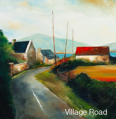The Village Road - P010 by Padraig McCaul