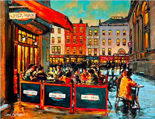 Theatre Night, Dame Street, Dublin - 664 by Chris McMorrow