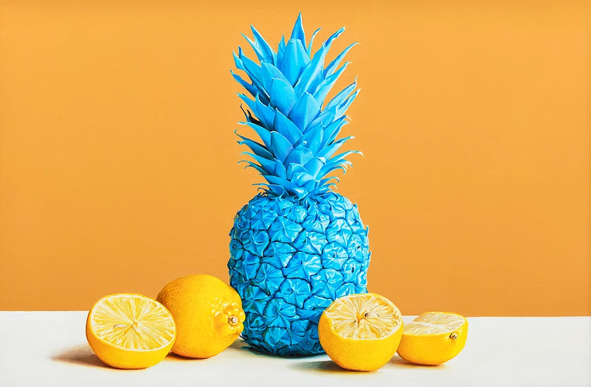 Blue Pineapple by Stephen Johntson