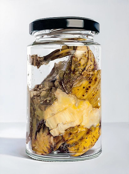Banana in Jar by Stephen Johntson